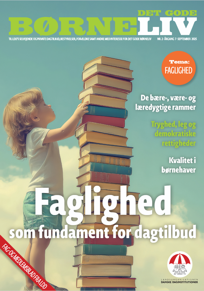 Forside til medlemsbladet 'Det gode børneliv' - september 2024